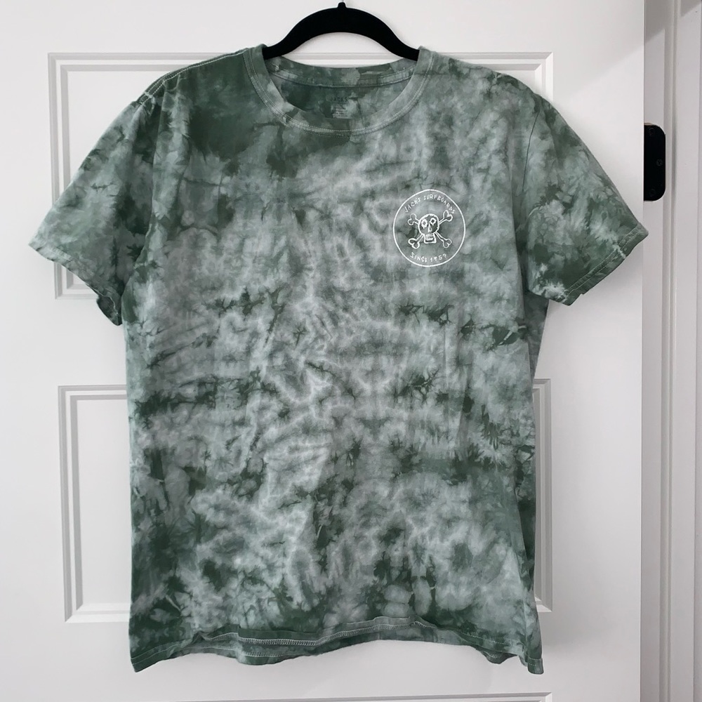 Jack’s Surf Shop Skull and Crossbones Tie-Dye T-shirt